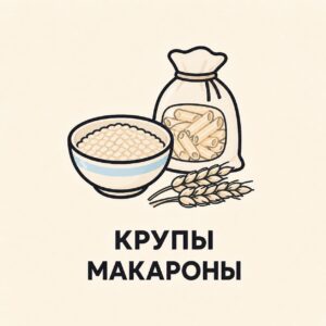КРУПЫ МАКАРОНЫ